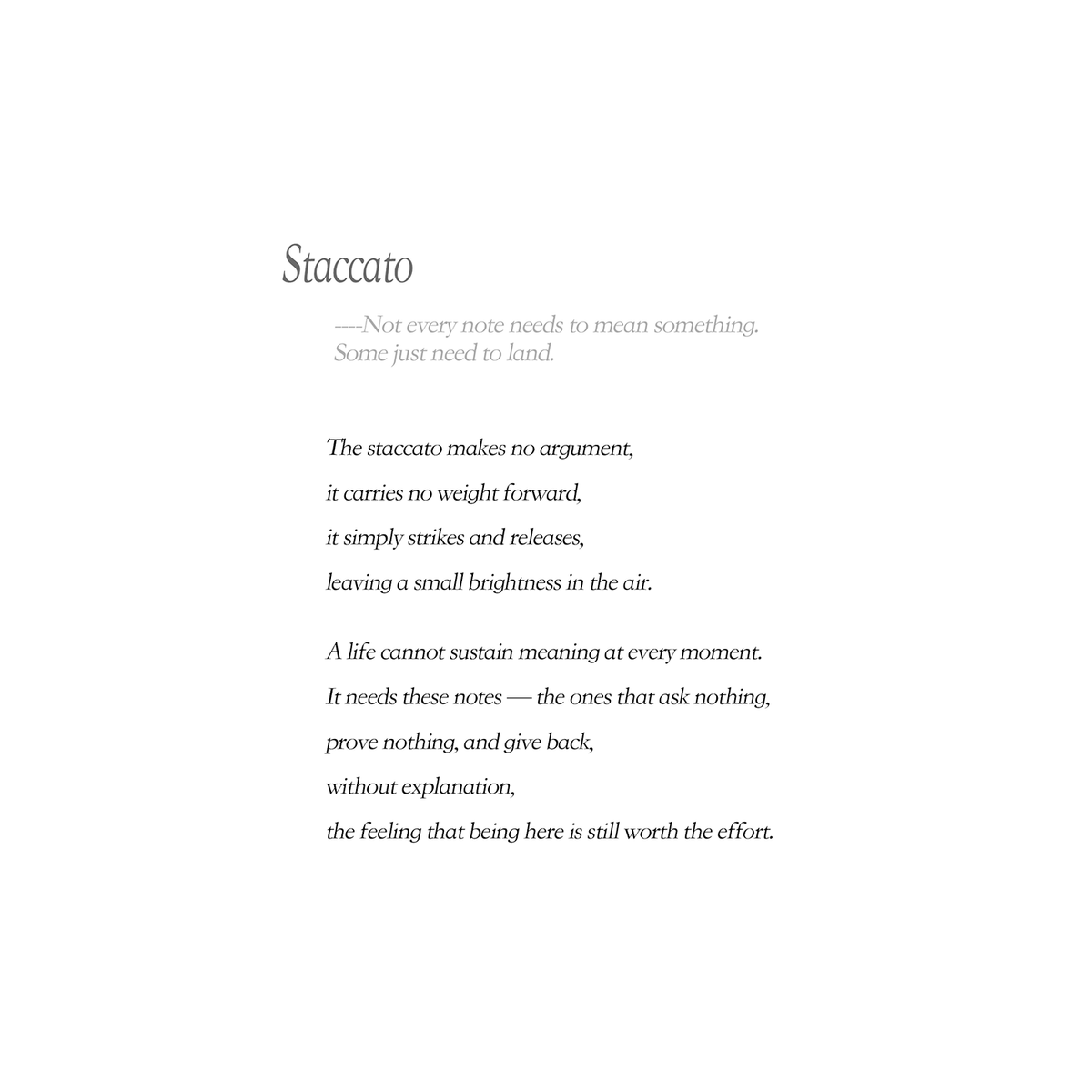 Staccato