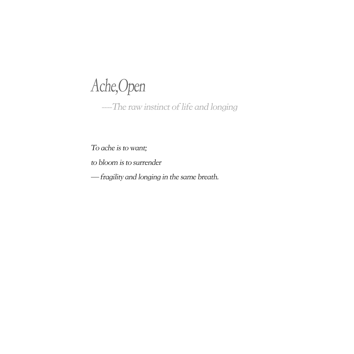 Ache,Open